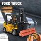 Control Remote Forklift Toy with Lights & Sounds 12-Channel 2.4GHz - RC Construction Vehicle for Ages 6+