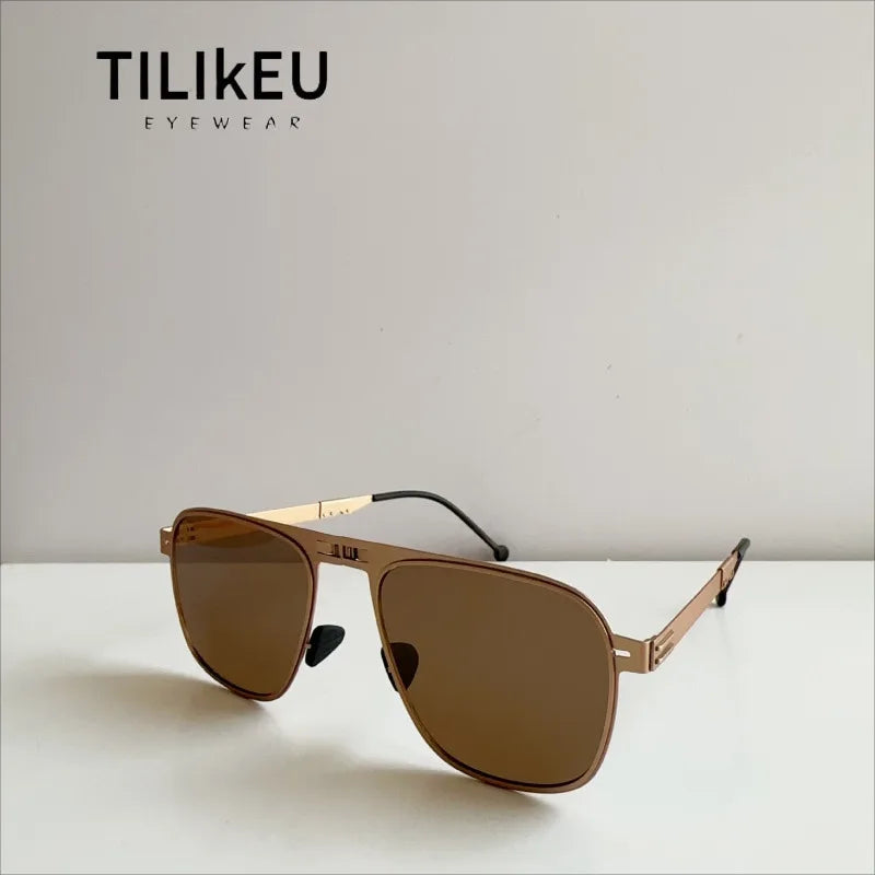 Sunglasses2026 Edition Polarized Pilot Style Foldable Steel Frame UV400 Protection for Driving and Fishing Summer