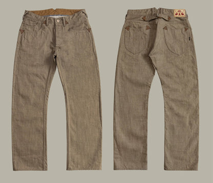 Sturdy Relaxed Men's Straight Jeans - Loose Selvedge Casual