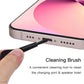 Speaker Phone & Charging Port Cleaning Kit - Dust Plugs & Earphone Brush for iPhone and Android