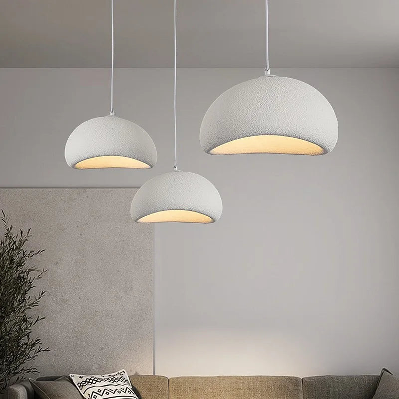 Japandi Pendant Ceiling Lamps Scandinavian Wabi Sabi LED Dining Room