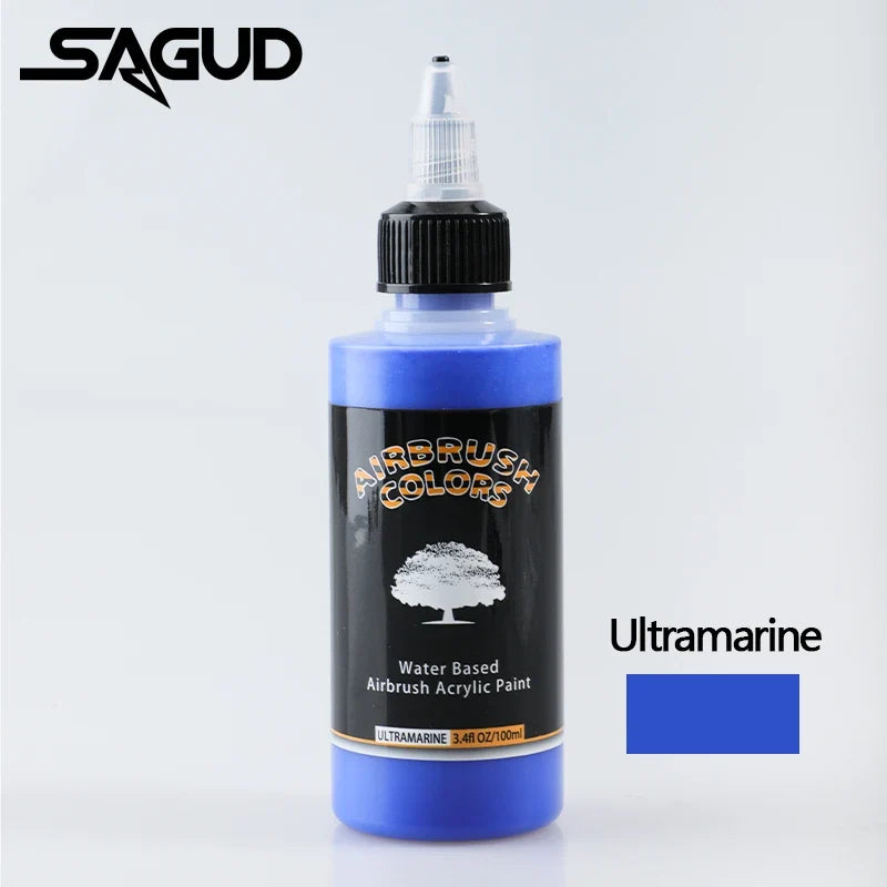 Airbrush2026 Edition Acrylic Paint Matte Inks Water Based Simple to Clean 32 Color Kit 100ml Bottles For Model Hobby TikTok Viral Craft Trend
