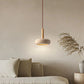 LED Japandi Pendant Lamp Yellow Stone Wabi Sabi Ambient Design