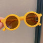 Kids Sunglasses Round Frame Anti-UV400 for 1-7 Year Olds, Children's Sun Protection, Trendy Design
