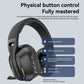 Gaming Headset Bluetooth 5.4 Cordless RGB Low Latency