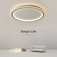 LED2026 Edition Ceiling Light Scandinavian Minimalist Circular with Remote Control Energy Efficient Household Decor TikTok Viral Fall