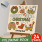 Coloring2025 Edition Book For Adults Cozy Christmas Theme Simple Relaxing Holiday Coloring Pages Gift Idea