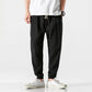 Pants Casual Men's Linen Harem Bloomers Cotton Leggings for Comfort