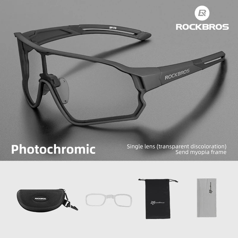 Photochromic Cycling Glasses Light MTB Road Sunglasses With UV400 Protection Summer 2026 Trend