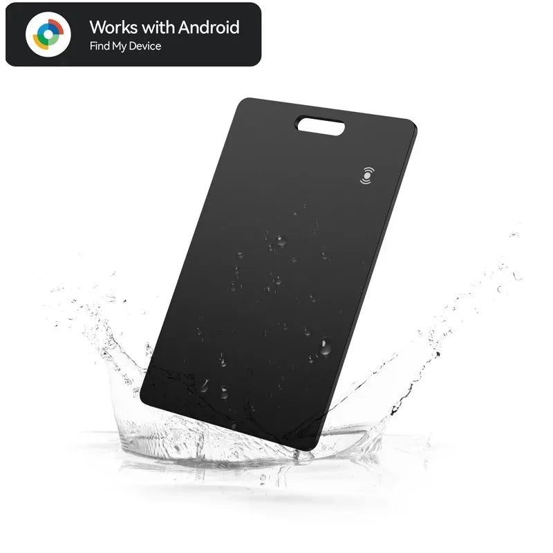 Cordless Battery-Powered Android Item Locator 2026 – Smart Wallet Tracker Card IP68 Water-Resistant