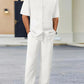 Lightweight Linen Shirt and Pants Set, Vertical Striped Design, Relaxed Fit for Casual and Semi-Formal Wear-1