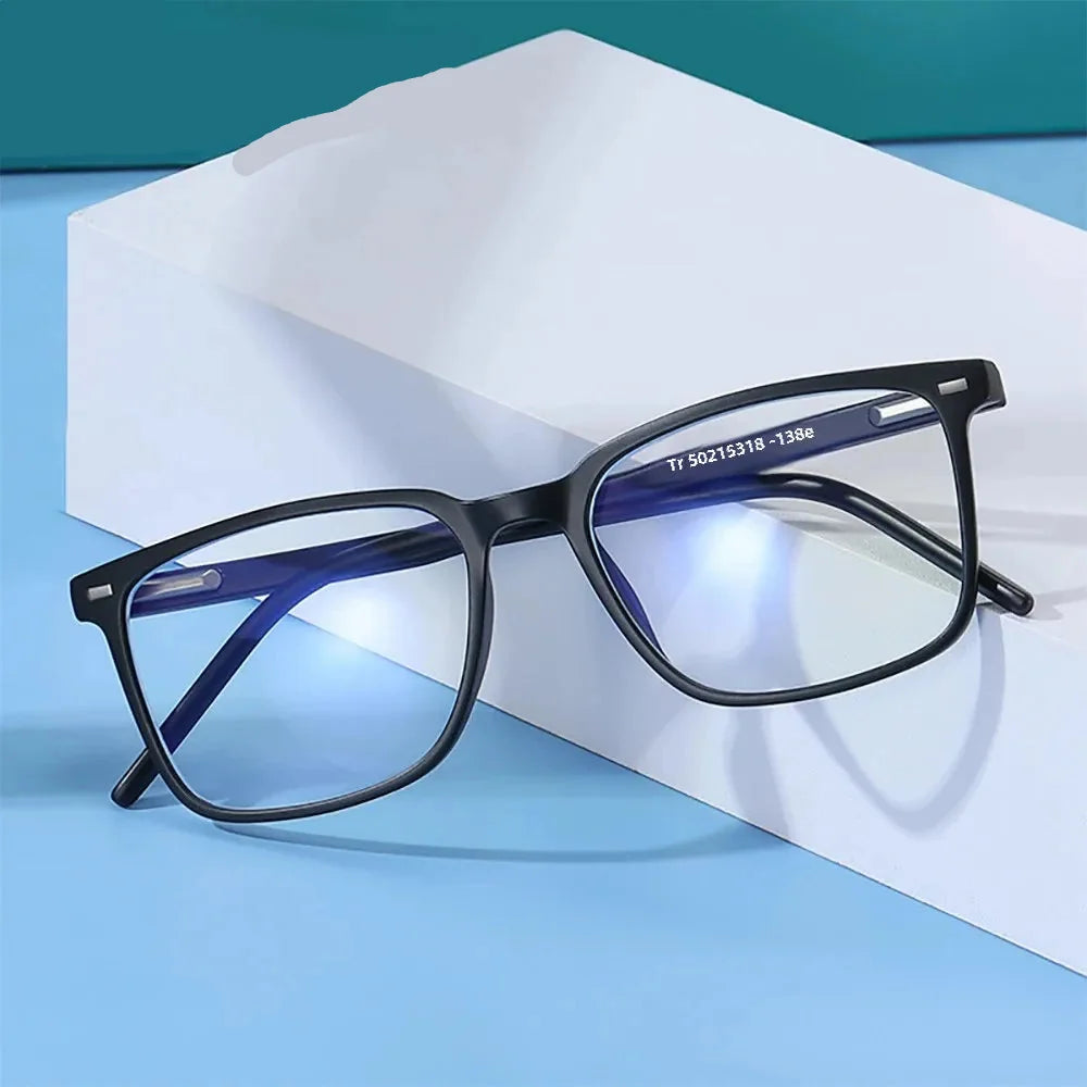 Square Frame TR90 Light Eyewear, Back to School 2026 Trend, Anti Blue Light for Computer Use – Blue Light Blocking Glasses