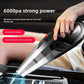 High-Power Travel-Friendly Wired Hand-Held Vacuum Cleaner - USB Charging, Two-Way Dry/Wet Use