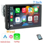 Stereo Car 7-Inch 1 Din CarPlay Android Auto MP5 Head Unit With USB Bluetooth Rear View Camera Fall 2025 Gift