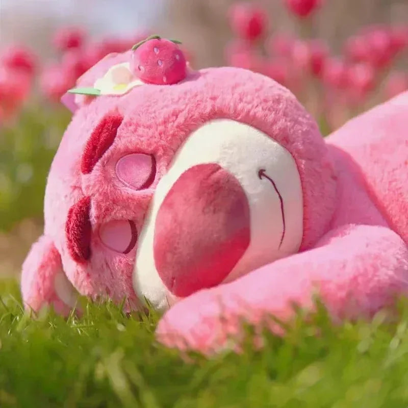 Plush Lotso Strawberry Bear Pillow - 90cm Stuffed Toy, A Sweet Valentine's Day Gift & Festivals