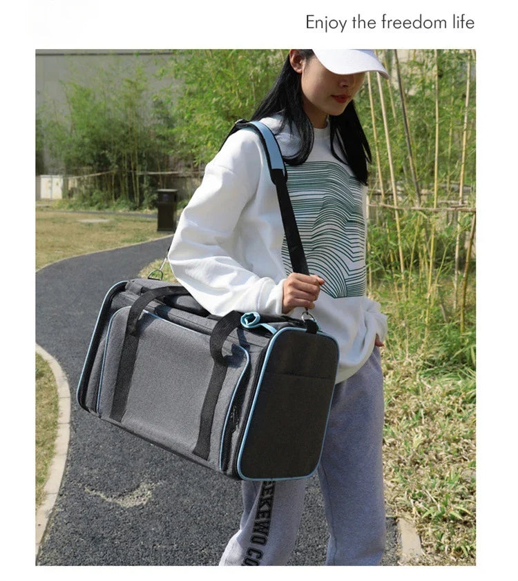 Backpack Cat Breathable Foldable Pet Carrier Outdoor Travel 2025 Large Capacity Ventilated Comfort Fold Flat Storage