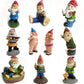 Christmas2026 Edition Ornaments Garden Dwarf Statues Cartoon Gnomes 1 To 2 Pcs Kit Gift Idea Holiday Decor