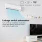 Tuya Smart Zigbee Door Sensor - Black Window Detector for Household Security System with Smart Life APP