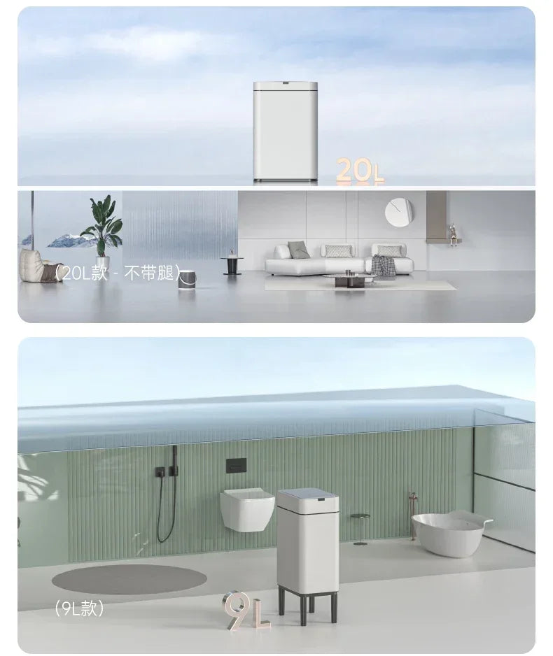 Sensor Smart Trash Can 20L Stainless Steel Waste Bin