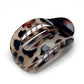 Claw Hair Clip Oval Design Leopard Print Acrylic Barrettes Spring 2026 Trend Gift
