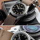 Water-Resistant Diver Quartz Watch Luminous Hands, Nylon Strap, 100m Water Resistance