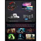Gaming Headset Wired Noise Cancelling Microphone Flexible