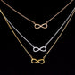 Stainless Steel Mom Gift for Mother's Day Bohemia Charm Infinity Pendants – Infinity Pendant Choker Necklace