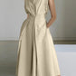 Variant image for Elegant White Dress with Shirt Collar, Versatile Women's Dress for Formal and Casual Occasions-6