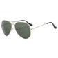 Double 2025 Bridge Aviation Sunglasses for Women - UV400 Alloy Frame Mirror Glasses