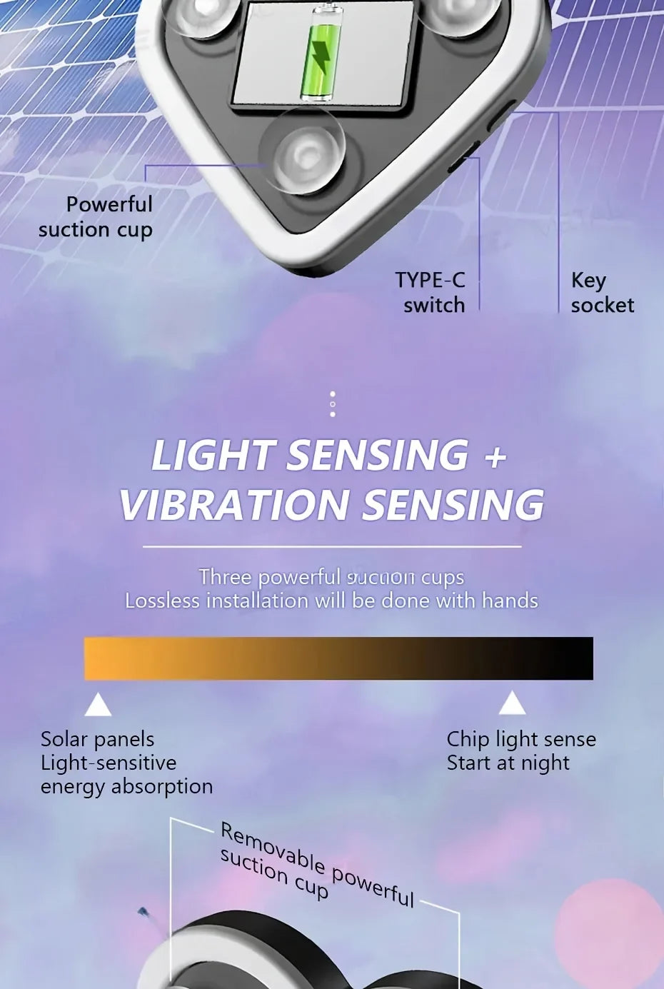 Window Car Neon Light Heart Shaped LED Interior Lamp TikTok Viral Fall 2026 Solar Powered Wiring Free