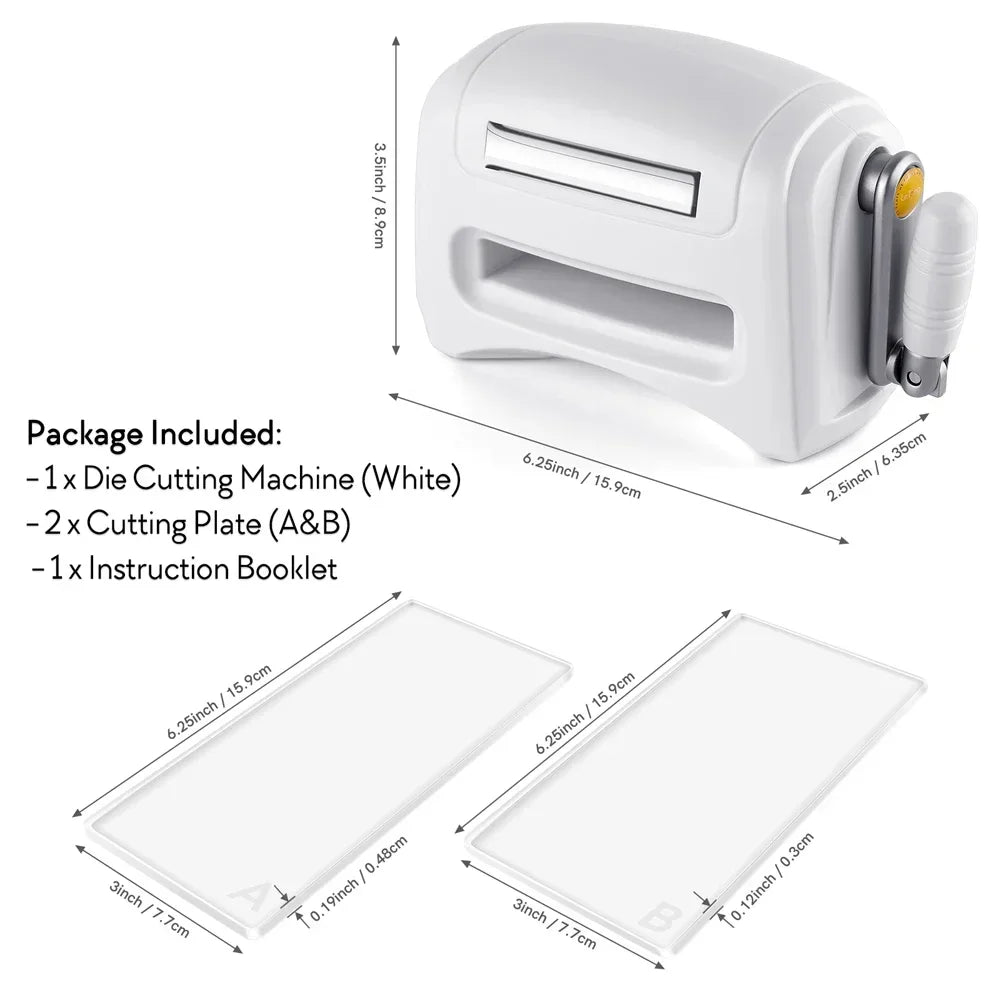 Die Cutting Machine Mini Hand-Operated Hand Crank Craft Device