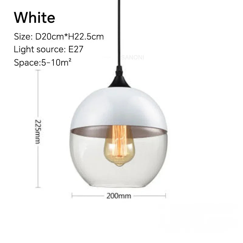 Pendant2026 Edition Light Glass Chandelier E27 For Dining Room Cafe Hotel Living Room Kitchen Island Contemporary Farmhouse Fall