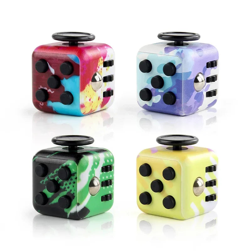 Cube Fidget Antistress Spinner Toy Sensory Stress Relief