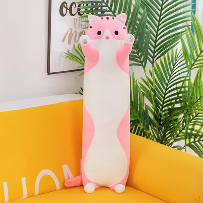 Adorable Plush Cat & Dog Pillow - 50-130cm (19.6-51.1 inch) Plush Cushion for Kids & Girls, Great for Naps and Relaxation