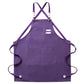 Canvas Apron Flexible Crossback Work Apron For Kitchen Chef Restaurant Cafe Fall 2025 Sturdy Pockets