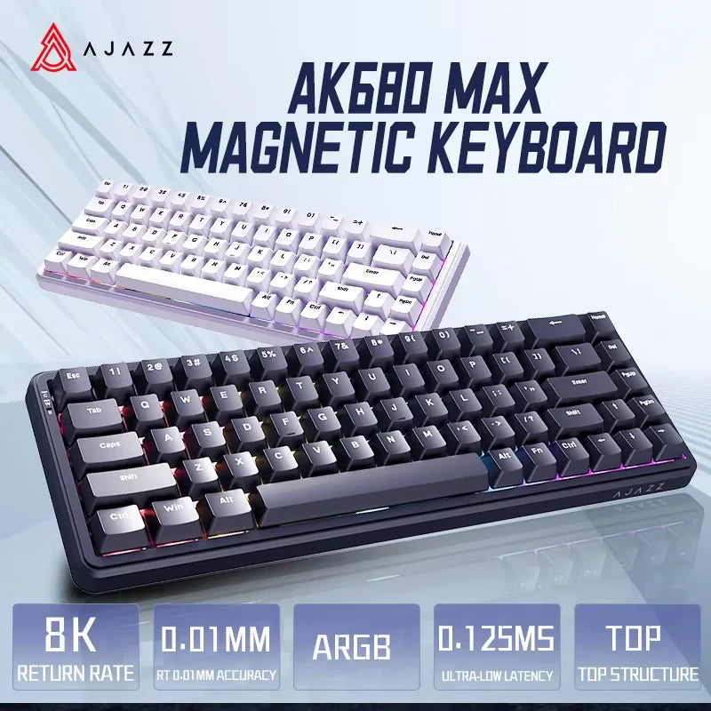 Mechanical Keyboard Sixty Mini Cordless ARGB Magnetic Hall