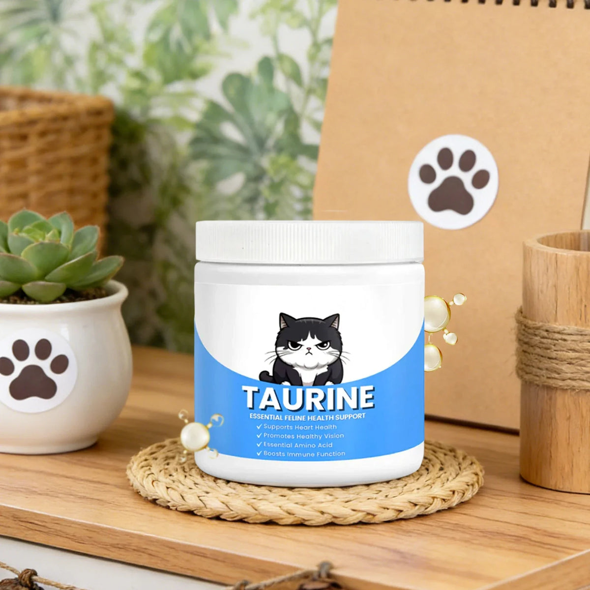 Heart Support Immune Eye Health Organic Kitten Formula 2026 – Taurine Powder Supplement for Cats 200ml