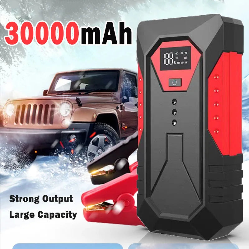 Jump Car Starter Power Bank 18000mAh 1200A Peak Emergency Booster for 12V Vehicles Fall 2025 Road Trip Safety