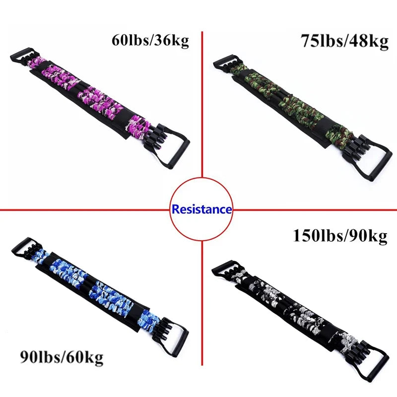 Flexible Resistance Band Kit for Fitness - Chest Workout Equipment, Household Gym Essentials