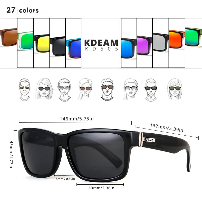 Sunglasses Polarized Sports Wraparound Glasses With Photochromic Lenses For Outdoor Driving Summer 2026 Box Included