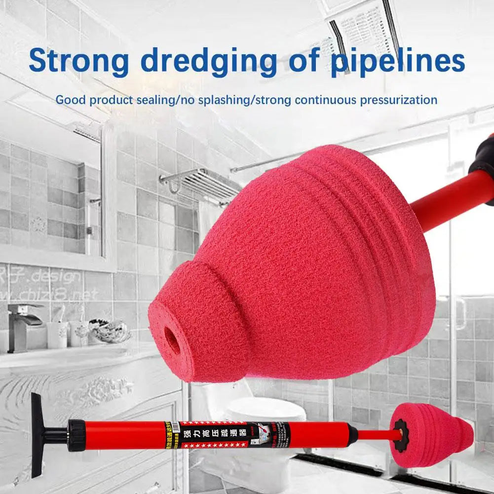 Toilet Plunger High Pressure Silicone One Shot Unblocker Fall 2026 Household Repair Essential