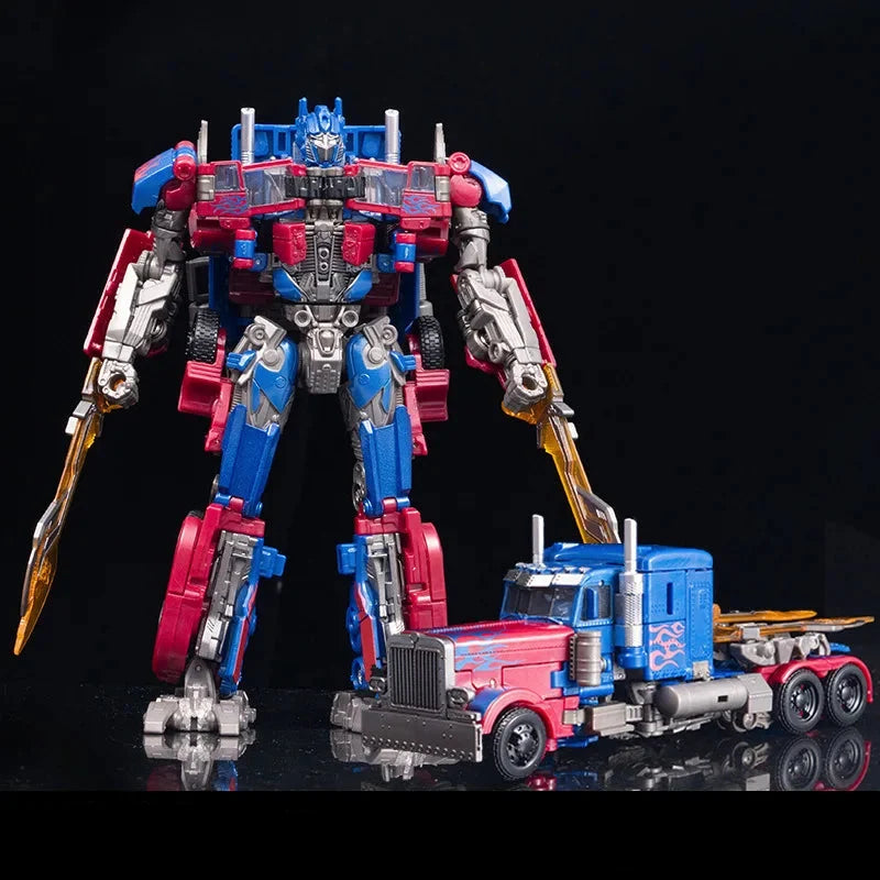 17.5cm Transformer Robot Toy Car Commander Alloy Edition Deformation Truck Fall 2025 Gift For Kids