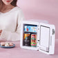 Mini Makeup Fridge 4L With LED Mirror Travel-Friendly Cosmetic Cooler USB Dual Use Household Car Fall 2025 Keeps Skin Fresh