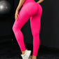 seamless, butt-lifting, for gym & yoga – Compressive high-waist women's 3D leggings