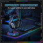 Cordless Gaming Headset Tri Mode Bluetooth Wired Immersive