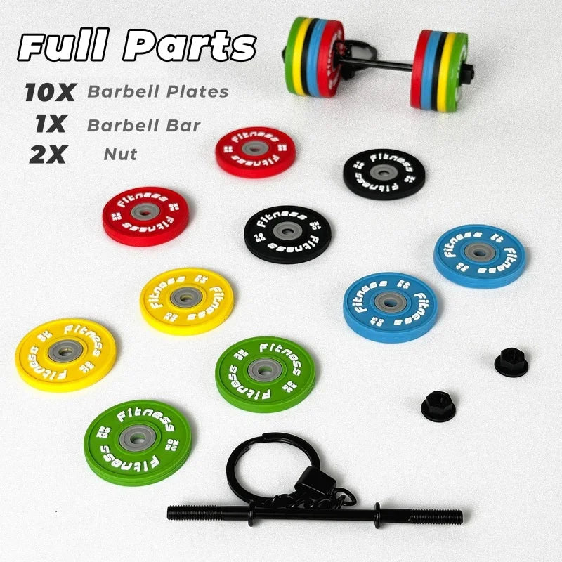Keychain Barbell Fitness Gift Accessory TikTok Viral Fall 2026 Gift Idea For Gym Lovers