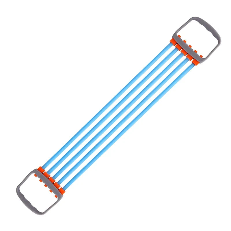Rubber Tube Chest Expander Fitness Equipment - Flexible Resistance for Arm & Pectoral Training