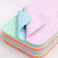 Kitchen2025 Edition Dishcloths 24-Pack Rainbow Tearable Absorbent Cleaning Cloths Thick Scouring Pads Eco Friendly Fall