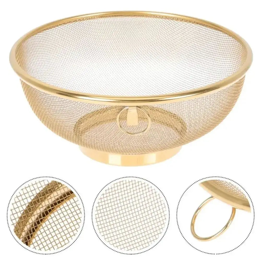 Colander Mesh Fine Mesh Strainer Kitchen Drain Basket For Rinsing Fruits And Rice Fall 2026 Kitchen Trend