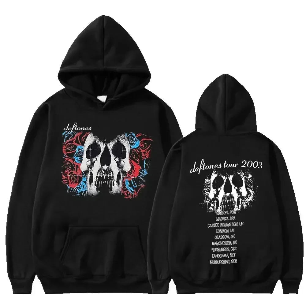 Unisex Oversized Hoodie - Retro Punk, Polyester, Street